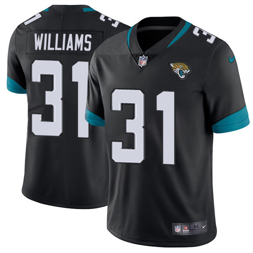 Jaguars #31 Darious Williams Black Team Color Youth Stitched Vapor Untouchable Limited Jersey