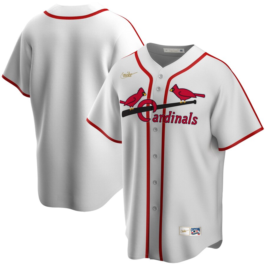 St. Louis Cardinals Home Cooperstown Collection Team Jersey White