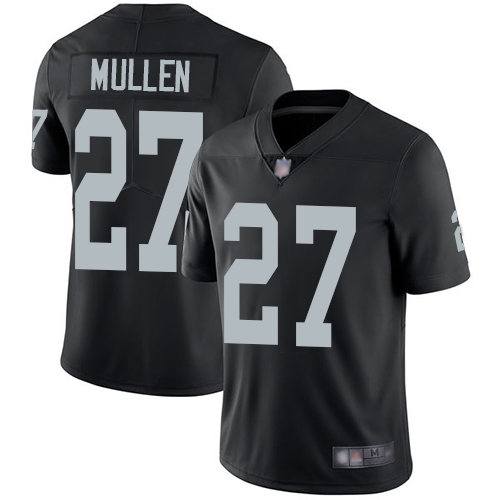 Las Vegas Raiders #27 Trayvon Mullen Black Team Color Men's Stitched Vapor Untouchable Limited Jersey Men's