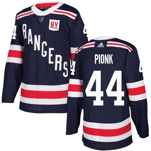 Adidas New York Rangers #44 Neal Pionk Navy Blue Authentic 2018 Winter Classic Stitched Jersey Men's