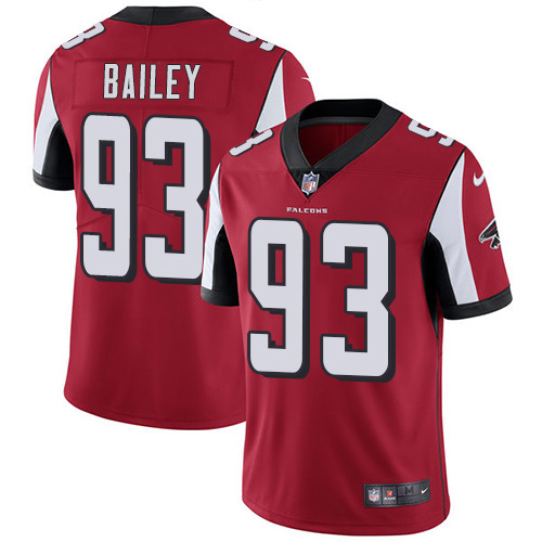 Atlanta Falcons #93 Allen Bailey Red Team Color Men's Stitched Vapor Untouchable Limited Jersey Men's