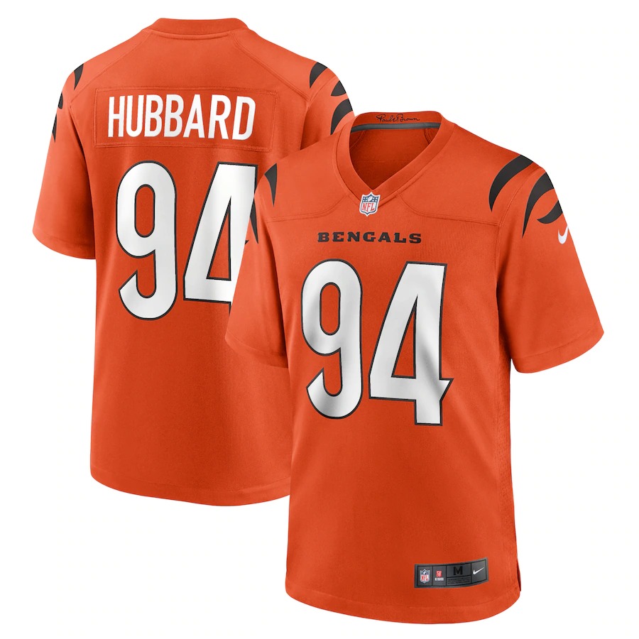 Cincinnati Bengals #94 Sam Hubbard Orange Youth Alternate Game Jersey