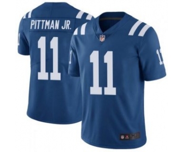Men's Youth Women's Indianapolis Colts #11 Michael Pittman Jr. Royal Limited Color Rush Vapor Untouchable Limited Stitched Jersey
