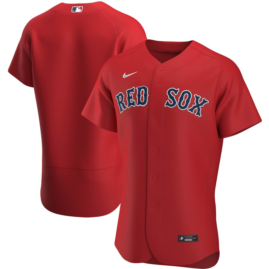 Boston Red Sox Men's Red Alternate 2020 Authentic Official Team Jersey