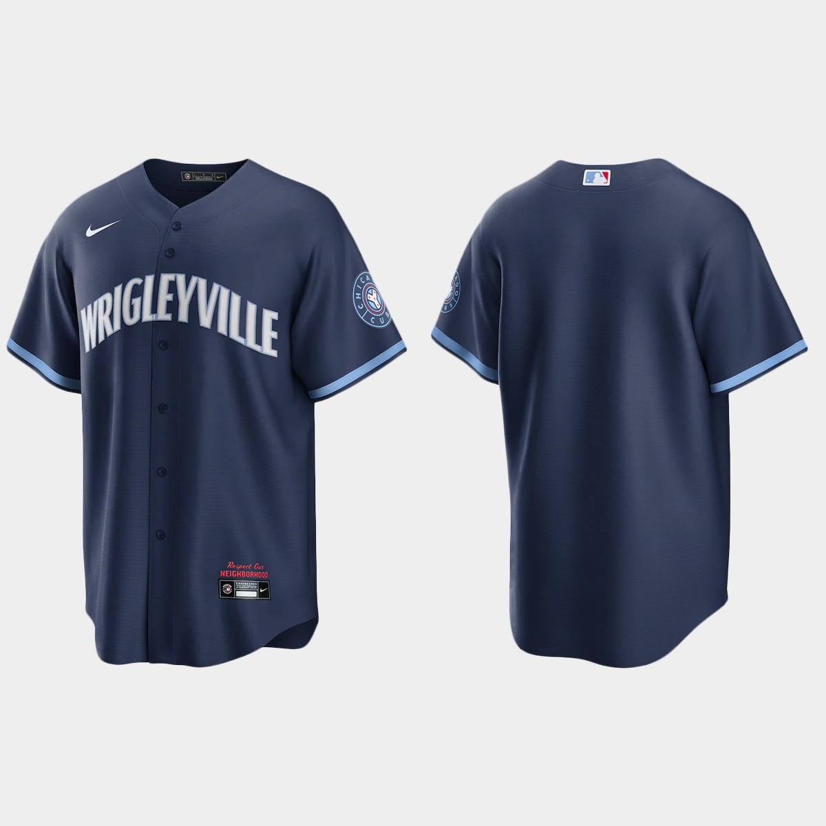 Chicago Cubs Men's 2021 City Connect Fans Version Navy Jersey
