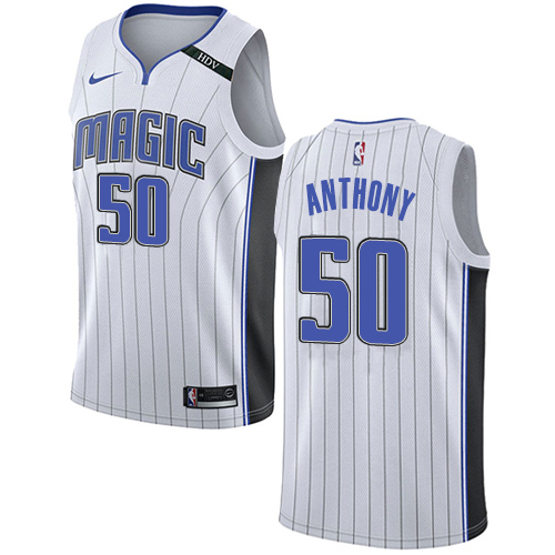 Orlando Magic #50 Cole Anthony White Swingman Association Edition Jersey Mens