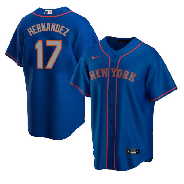 Men's Youth Women's New York Mets 17 Replica 2020 Royal Alternate Road Keith Hernandez Jersey