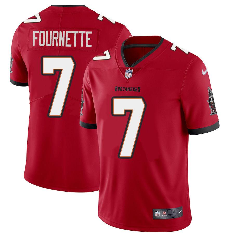 Tampa Bay Buccaneers #7 Leonard Fournette Men's Red Vapor Limited Jersey