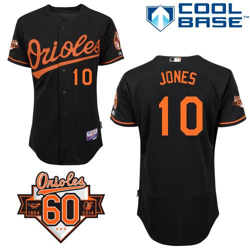 Baltimore Orioles #10 Adam Jones Black Cool Base Stitched Jersey Men's