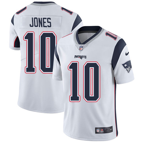 Patriots #10 Mac Jones White Men's Stitched Vapor Untouchable Limited Jersey
