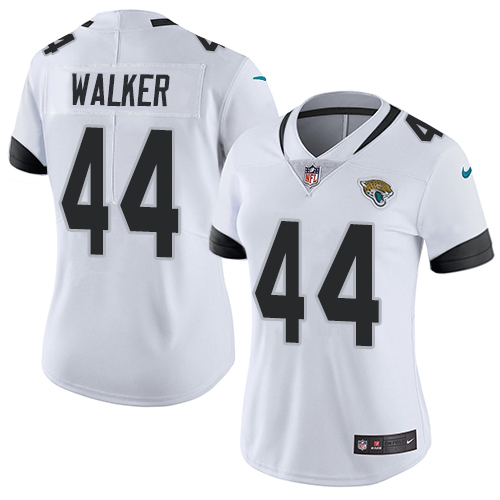 Jaguars #44 Travon Walker White Women's Stitched Vapor Untouchable Limited Jersey