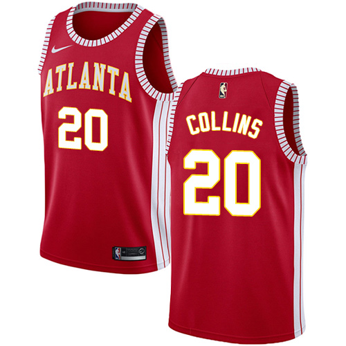 Atlanta Hawks #20 John Collins Red Youth Swingman Statement Edition Jersey Youth