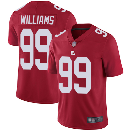 New York Giants #99 Leonard Williams Red Alternate Men's Stitched Vapor Untouchable Limited Jersey Men's