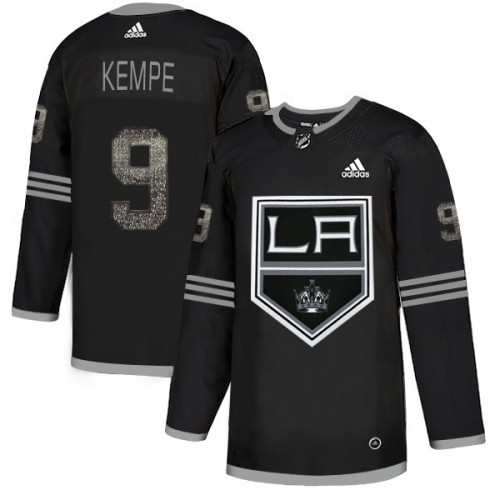 Adidas Los Angeles Kings #9 Adrian Kempe Black Authentic Classic Stitched Jersey Men's