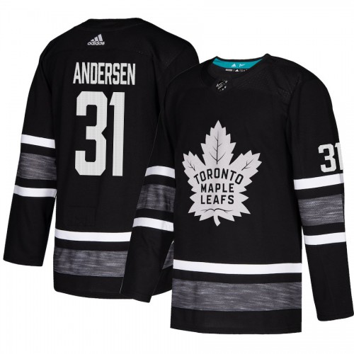 Adidas Maple Toronto Maple Leafs #31 Frederik Andersen Black 2019 All-Star Game Parley Authentic Stitched Jersey Men's