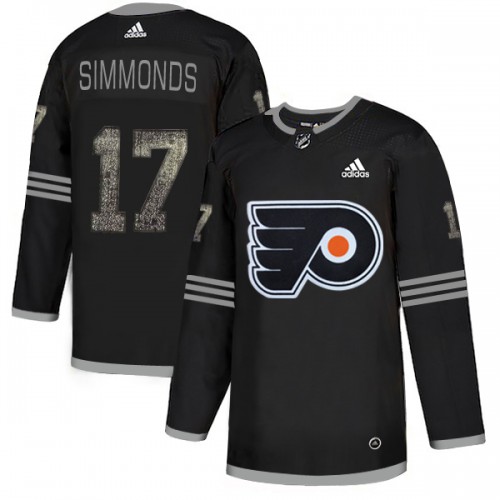 Adidas Philadelphia Flyers #17 Wayne Simmonds Black Authentic Classic Stitched Jersey Men's