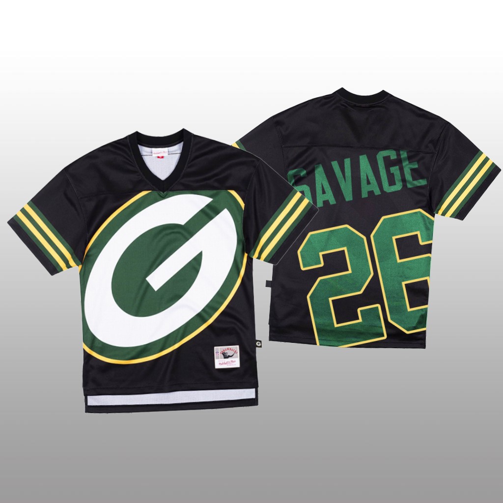 Green Bay Packers #26 Darnell Savage Jr. Black Men's Mitchell & Nell Big Face Fashion Limited Jersey