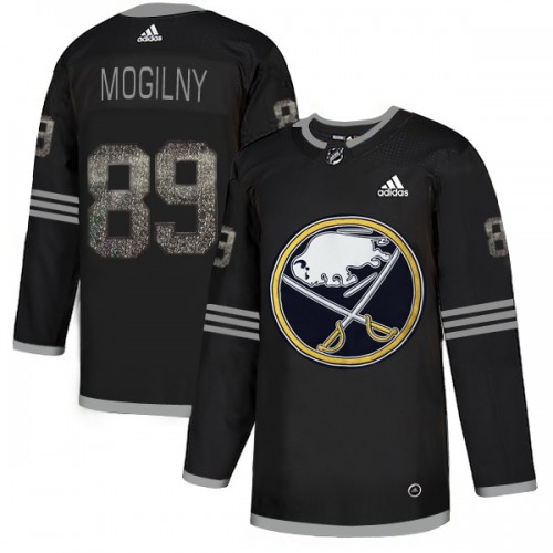 Adidas Buffalo Sabres #89 Alexander Mogilny Black Authentic Classic Stitched Jersey Men's