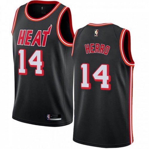 Miami Heat #14 Tyler Herro Black Youth Swingman Hardwood Classics Jersey Youth