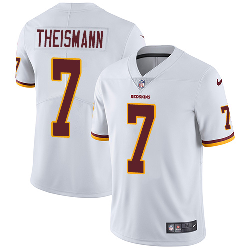 Washington Commanders #7 Joe Theismann White Men's Stitched Vapor Untouchable Limited Jersey Men's