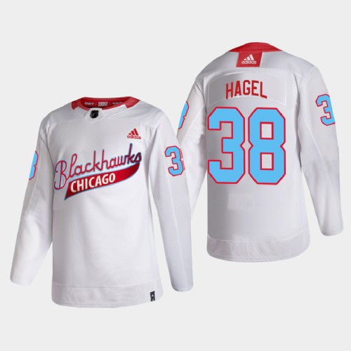 Chicago Chicago Blackhawks #38 Brandon Hagel Men's White One Community Night Jersey Men's