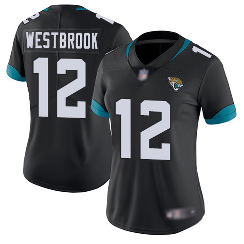 Jacksonville Jaguars #12 Dede Westbrook Black Team Color Women's Stitched Vapor Untouchable Limited Jersey Womens