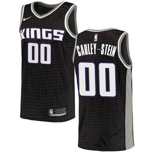 Sacramento Kings #00 Willie Cauley-Stein Black Womens Swingman Statement Edition Jersey Womens