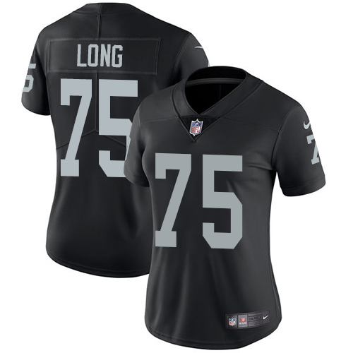 Las Vegas Raiders #75 Howie Long Black Team Color Women's Stitched Vapor Untouchable Limited Jersey Womens