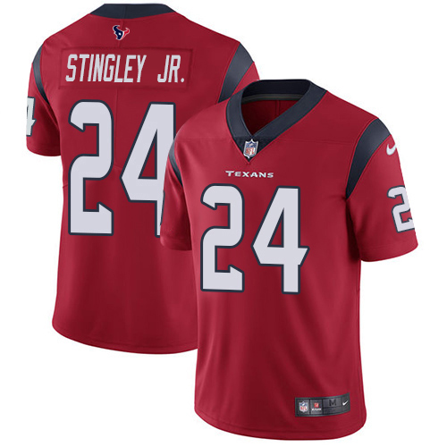 Texans #24 Derek Stingley Jr. Red Alternate Men's Stitched Vapor Untouchable Limited Jersey