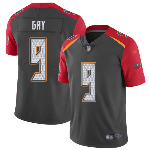 Tampa Bay Buccaneers #9 Matt Gay Gray Youth Stitched Limited Inverted Legend Jersey Youth