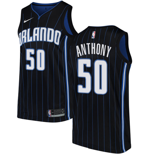 Orlando Magic #50 Cole Anthony Black Youth Swingman Statement Edition Jersey Youth