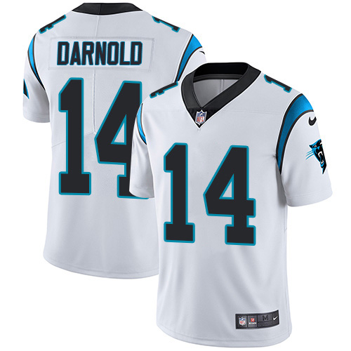 Panthers #14 Sam Darnold White Youth Stitched Vapor Untouchable Limited Jersey