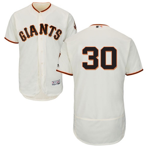 San Francisco Giants #30 Orlando Cepeda Cream Flexbase Authentic Collection Stitched Jersey Men's