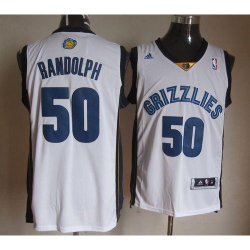Memphis Grizzlies #50 Zach Randolph Revolution 30 White Stitched Jersey Mens