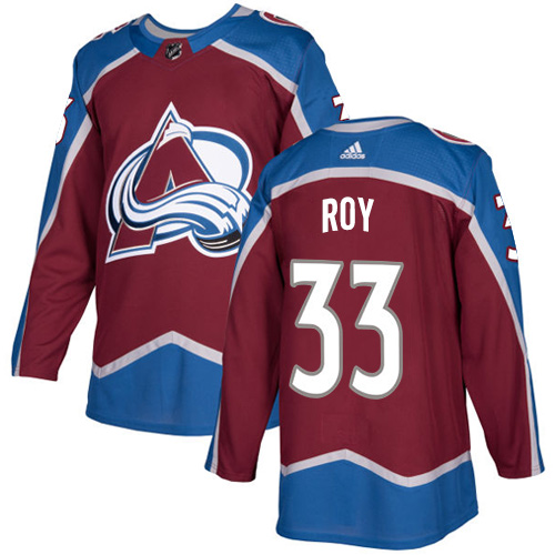 Adidas Colorado Avalanche #33 Patrick Roy Burgundy Home Authentic Stitched Youth Jersey Youth