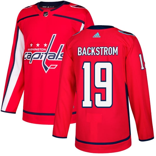 Adidas Washington Capitals #19 Nicklas Backstrom Red Home Authentic Stitched Youth Jersey Youth