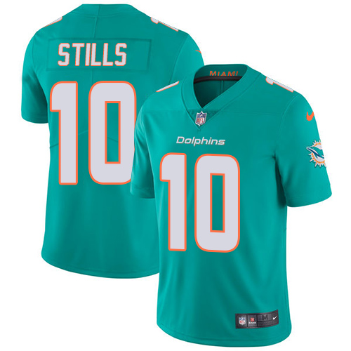 Miami Dolphins #10 Kenny Stills Aqua Green Team Color Youth Stitched Vapor Untouchable Limited Jersey Youth