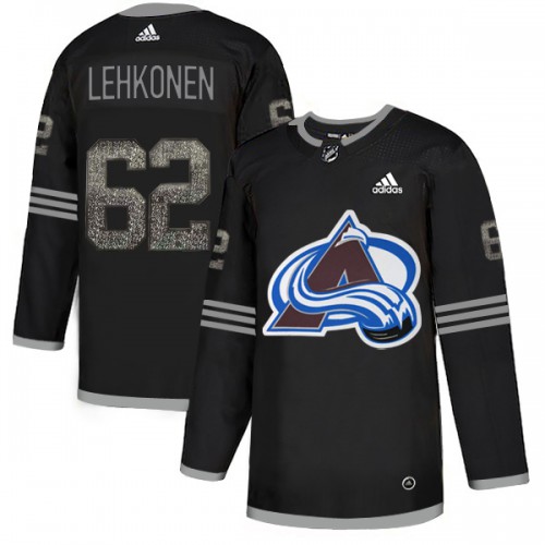 Adidas Colorado Avalanche #62 Artturi Lehkonen Black Youth Authentic Classic Stitched Jersey Youth