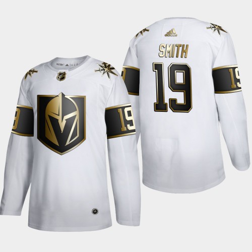 Vegas Golden Vegas Golden Knights #19 Reilly Smith Men's Adidas White Golden Edition Limited Stitched Jersey Men's