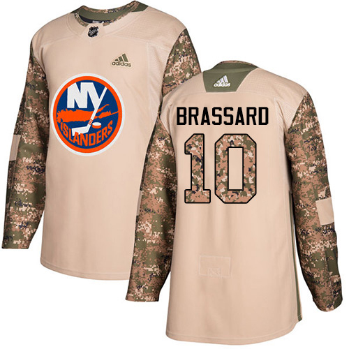 Adidas New York Islanders #10 Derek Brassard Camo Authentic 2017 Veterans Day Stitched Youth Jersey Youth