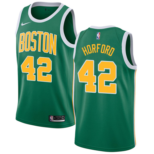 Boston Celtics #42 Al Horford Green Swingman Earned Edition Jersey Mens