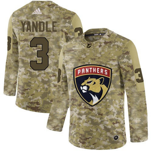 Adidas Florida Panthers #3 Keith Yandle Camo Authentic Stitched Jersey Men's