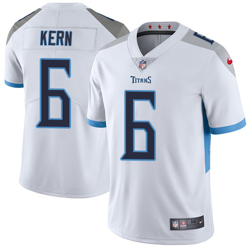 Tennessee Titans #6 Brett Kern White Men's Stitched Vapor Untouchable Limited Jersey Men's