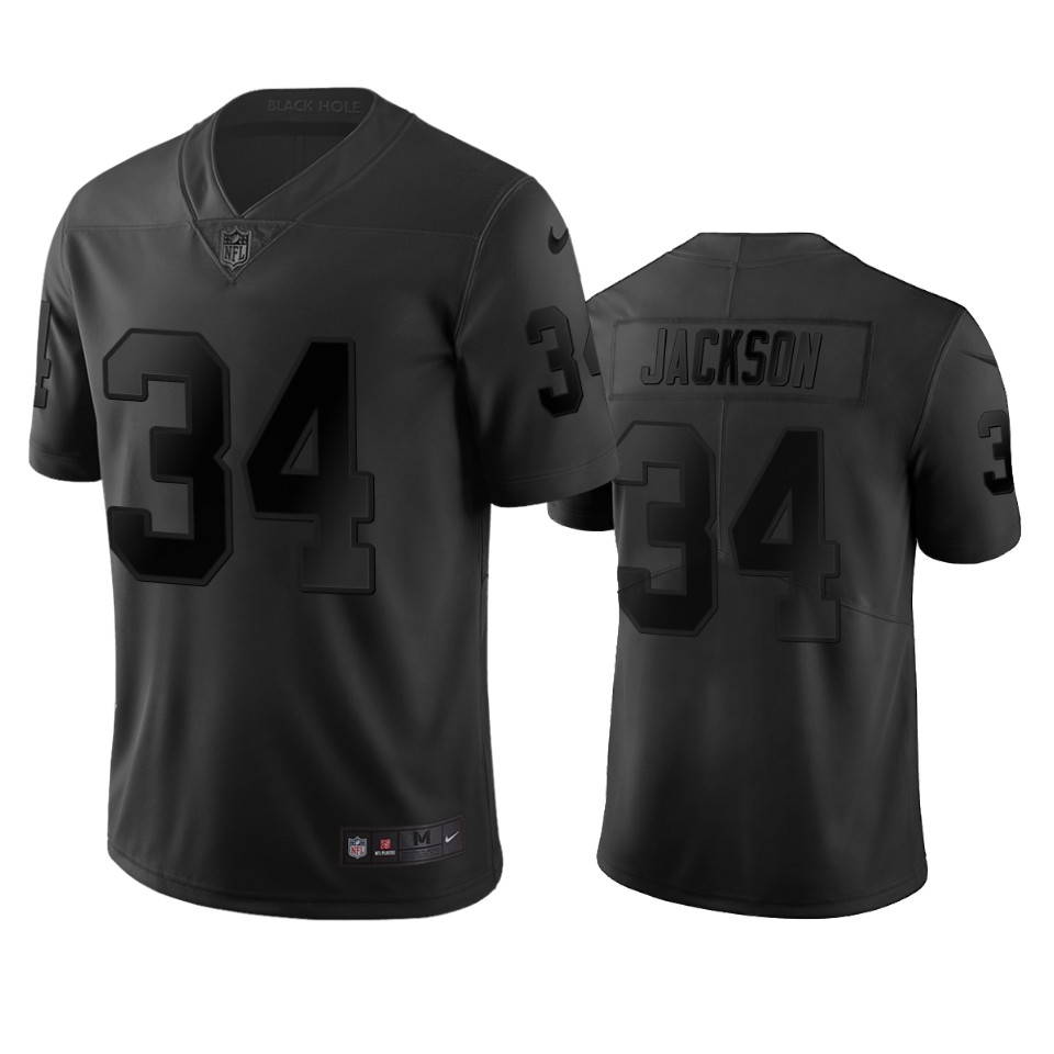 Las Vegas Raiders #34 Bo Jackson Black Vapor Limited City Edition Jersey