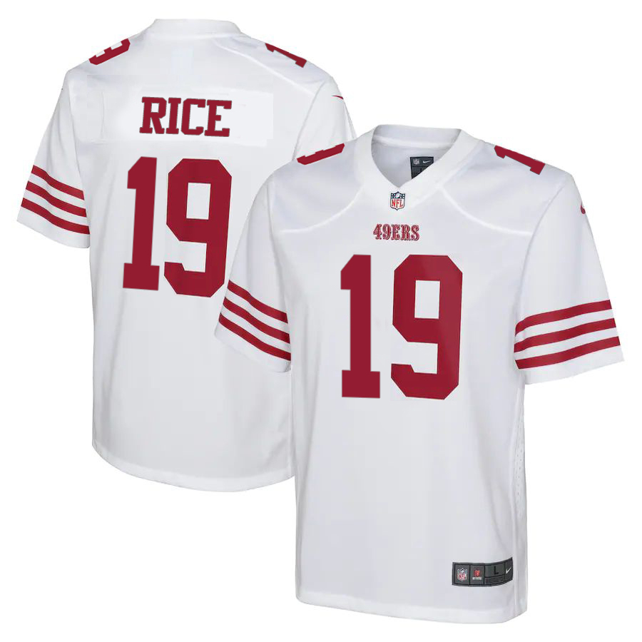 San Francisco 49ers #19 Deebo Samuel White Youth 2022-23 Game Jersey