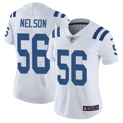 Colts #56 Quenton Nelson White Women's Stitched Vapor Untouchable Limited Jersey