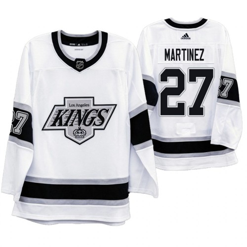 Los Angeles Los Angeles Kings #27 Alec Martinez Men's Adidas 2019-20 Heritage White Throwback 90s Jersey Men's
