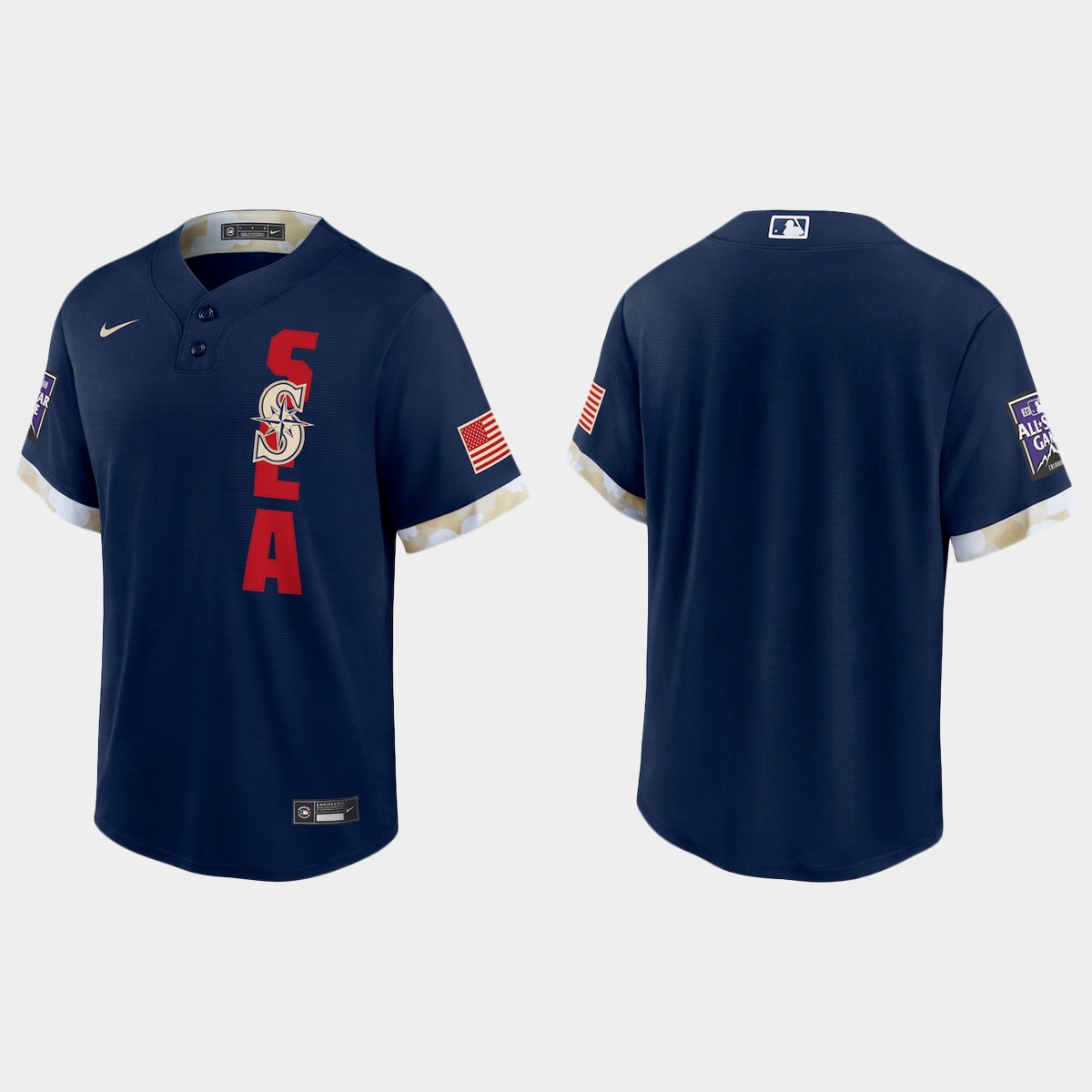 Seattle Mariners 2021 All Star Game Fan's Version Navy Jersey