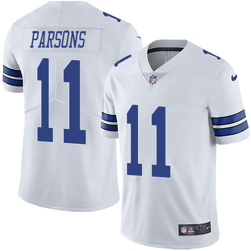 Cowboys #11 Micah Parsons White Youth Stitched Vapor Untouchable Limited Jersey