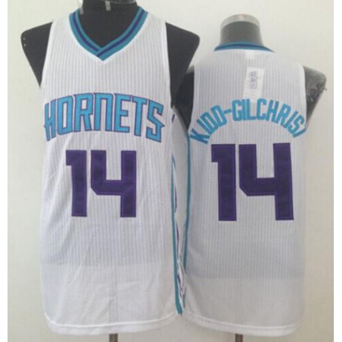 Revolution 30 Charlotte Hornets #14 Michael Kidd-Gilchrist White Stitched Jersey Mens